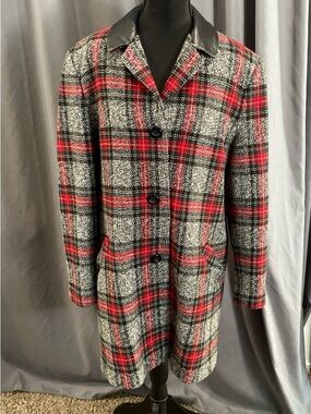 Pendleton vintage plaid wall coat women’s size 14